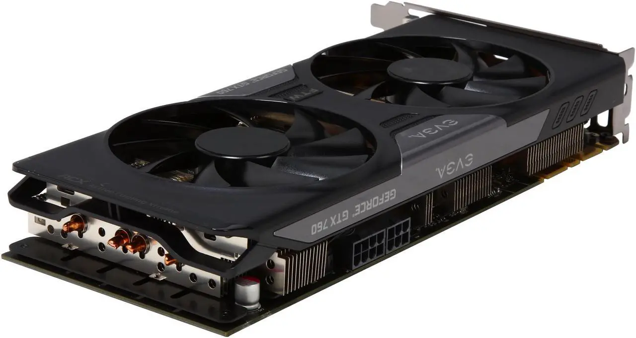 Alt view image 5 of 7 - EVGA 04G-P4-3768-KR G-SYNC Support GeForce GTX 760 FTW 4GB 256-bit GDDR5 PCI Express 3.0 SLI Support Video Card w/ EVGA ACX Cooler