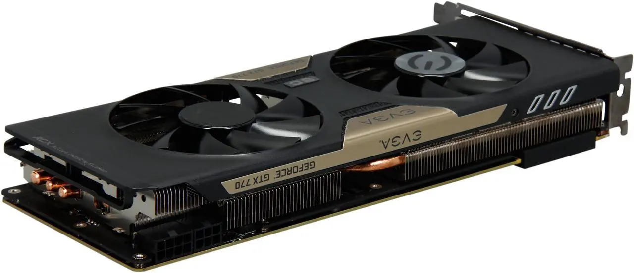 Alt view image 5 of 7 - EVGA G-SYNC Support GeForce GTX 770 DUAL SuperClocked 4GB 256-bit GDDR5 PCI Express 3.0 SLI Support Video Card 04G-P4-3774-KR