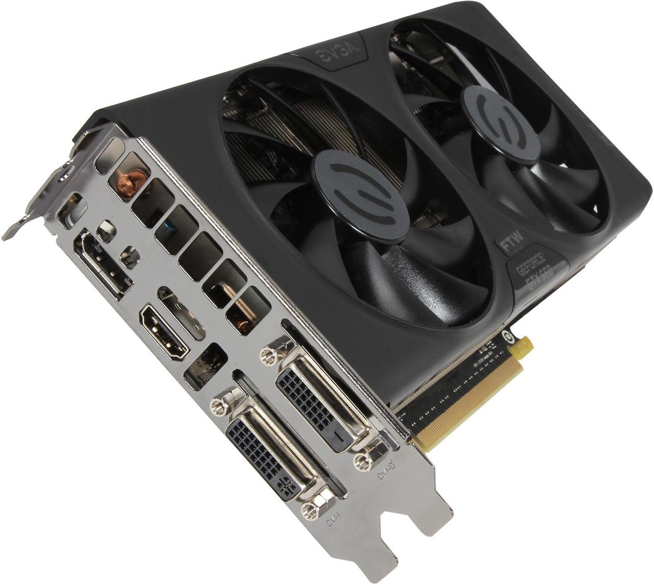 EVGA 02G-P4-3063-KR G-SYNC Support GeForce GTX 660 2GB 192-Bit GDDR5 PCI Express 3.0 SLI Support Video Card w/ ACX Cooler