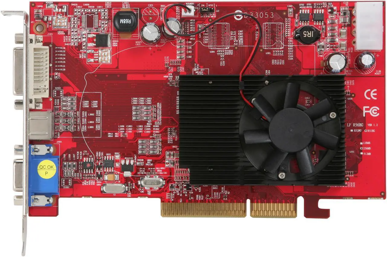 Alt view image 3 of 6 - POWERCOLOR X1550 256/64 AGP Radeon X1550 256MB 64-bit GDDR2 AGP 4X/8X Video Card