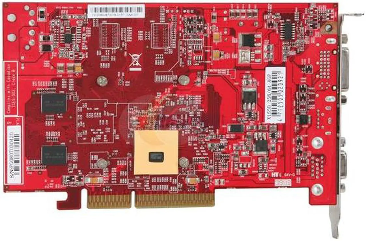 Alt view image 4 of 6 - POWERCOLOR X1550 256/64 AGP Radeon X1550 256MB 64-bit GDDR2 AGP 4X/8X Video Card