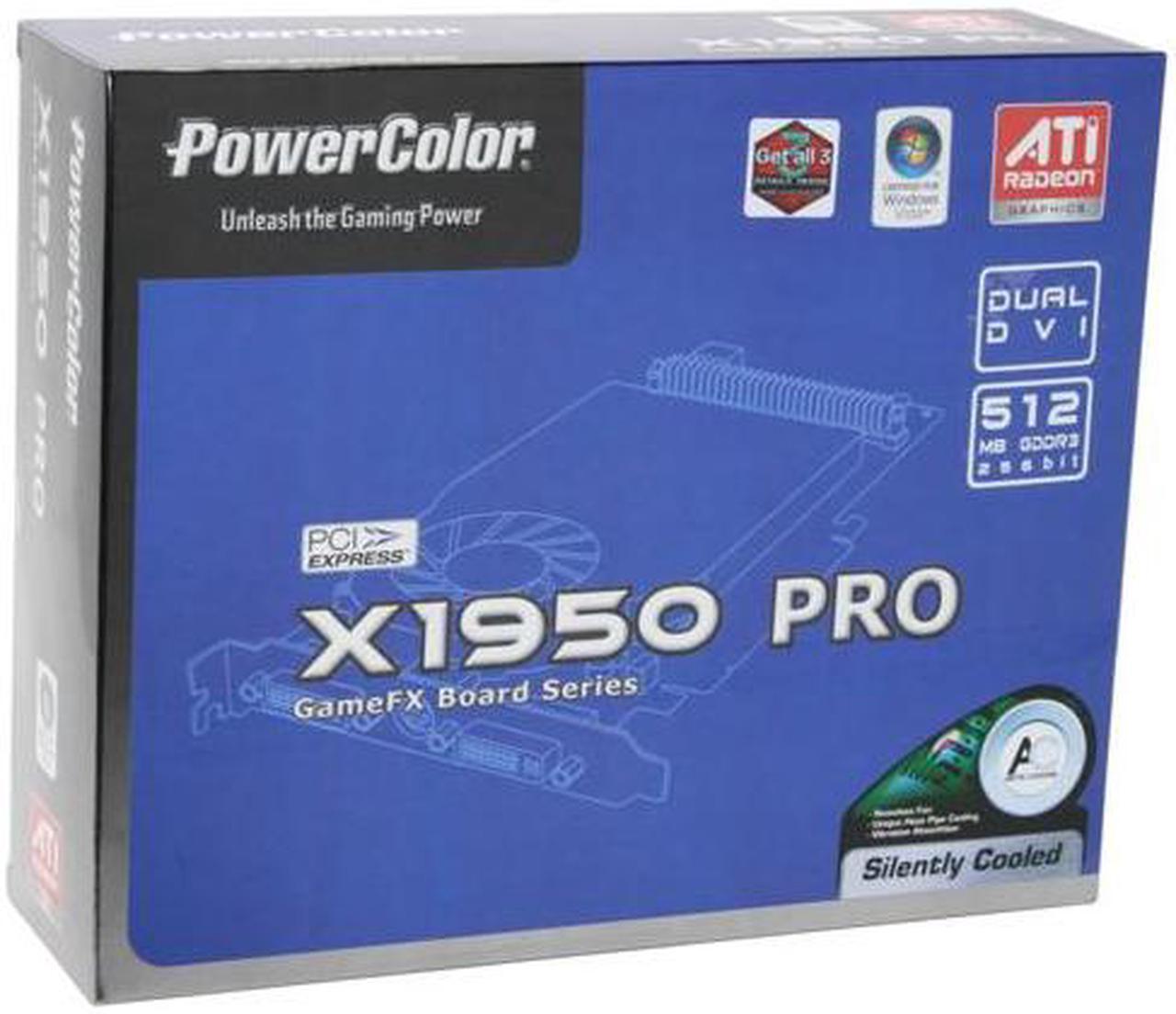 Alt view image 5 of 5 - PowerColor Radeon X1950PRO 512MB GDDR3 PCI Express x16 CrossFireX Support Graphics Card X1950PRO512MBAC
