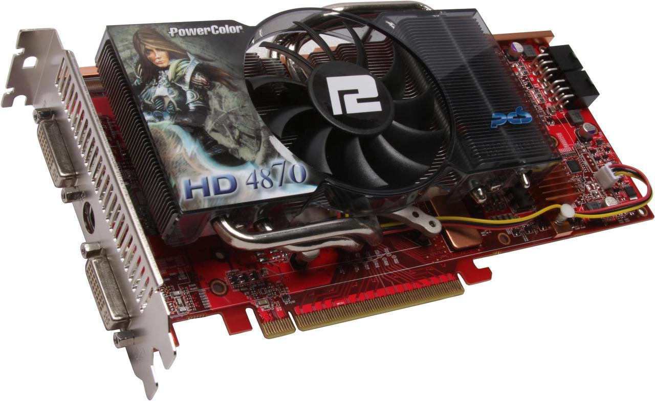 PowerColor Radeon HD 4870 512MB GDDR5 PCI Express 2.0 x16 CrossFireX Support Video Card AX4870 512MD5-PPH