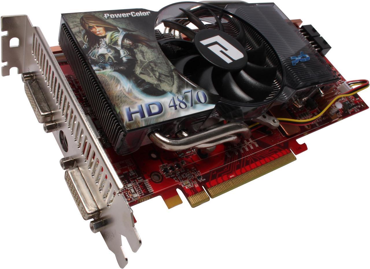 PowerColor Radeon HD 4870 1GB GDDR5 PCI Express 2.0 x16 CrossFireX Support Video Card AX4870 1GBD5-PPH