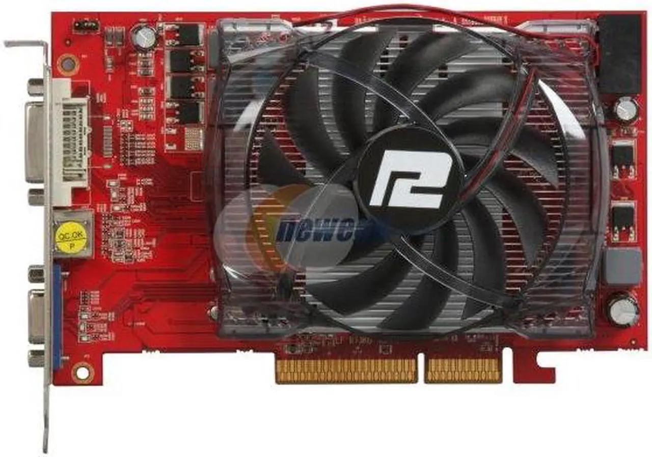 Alt view image 3 of 4 - PowerColor Radeon HD 4670 1GB DDR3 AGP 8X Graphics Card AG4670 1GBK3-P