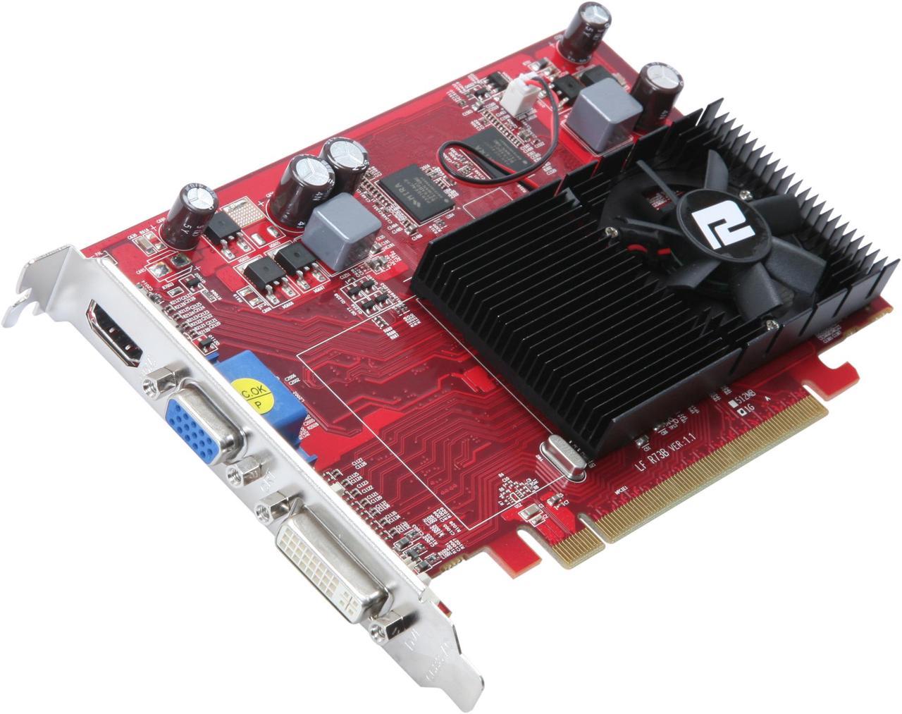 PowerColor Radeon HD 4650 1GB DDR2 PCI Express 2.0 x16 CrossFireX Support Video Card AX4650 1GBD2-H