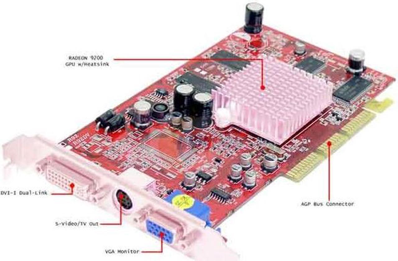 Alt view image 2 of 4 - PowerColor Radeon 9200 256MB DDR AGP 4X/8X Graphics Card R92-D3L