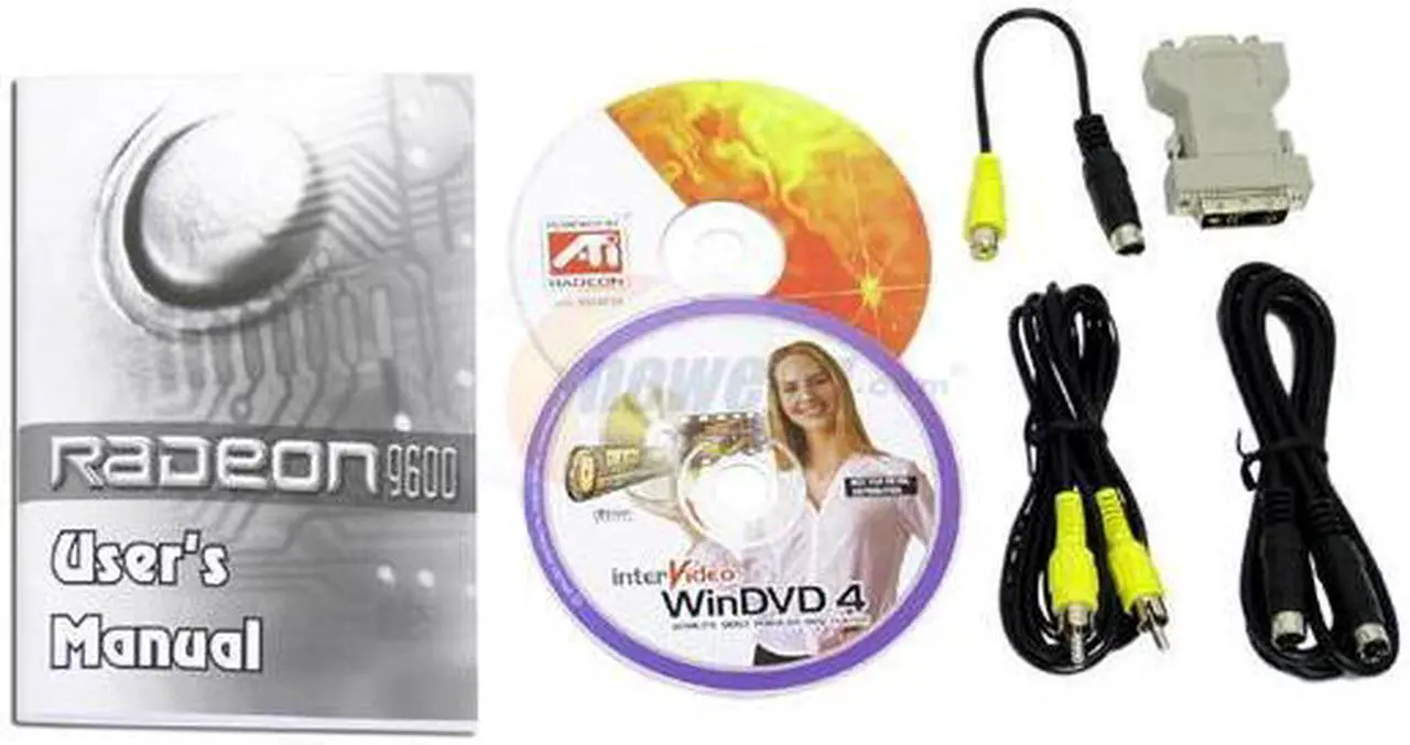 Alt view image 4 of 5 - PowerColor Radeon 9600PRO 128MB DDR AGP 4X/8X Graphics Card R96A-C3N