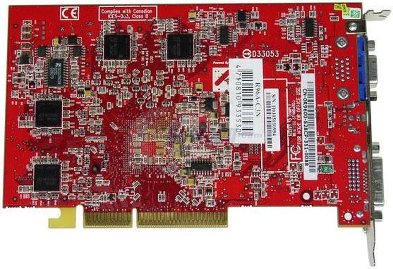 Alt view image 3 of 5 - PowerColor Radeon 9600PRO 128MB DDR AGP 4X/8X Graphics Card R96A-C3N