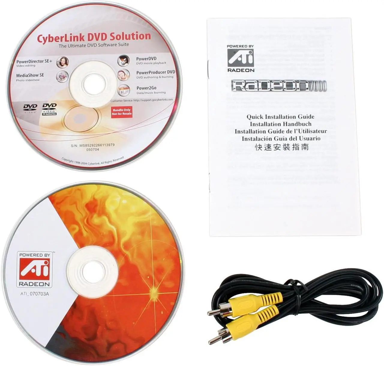 Alt view image 5 of 6 - PowerColor Radeon 7000 64MB DDR AGP 2X/4X Graphics Card RV6DE-NB3