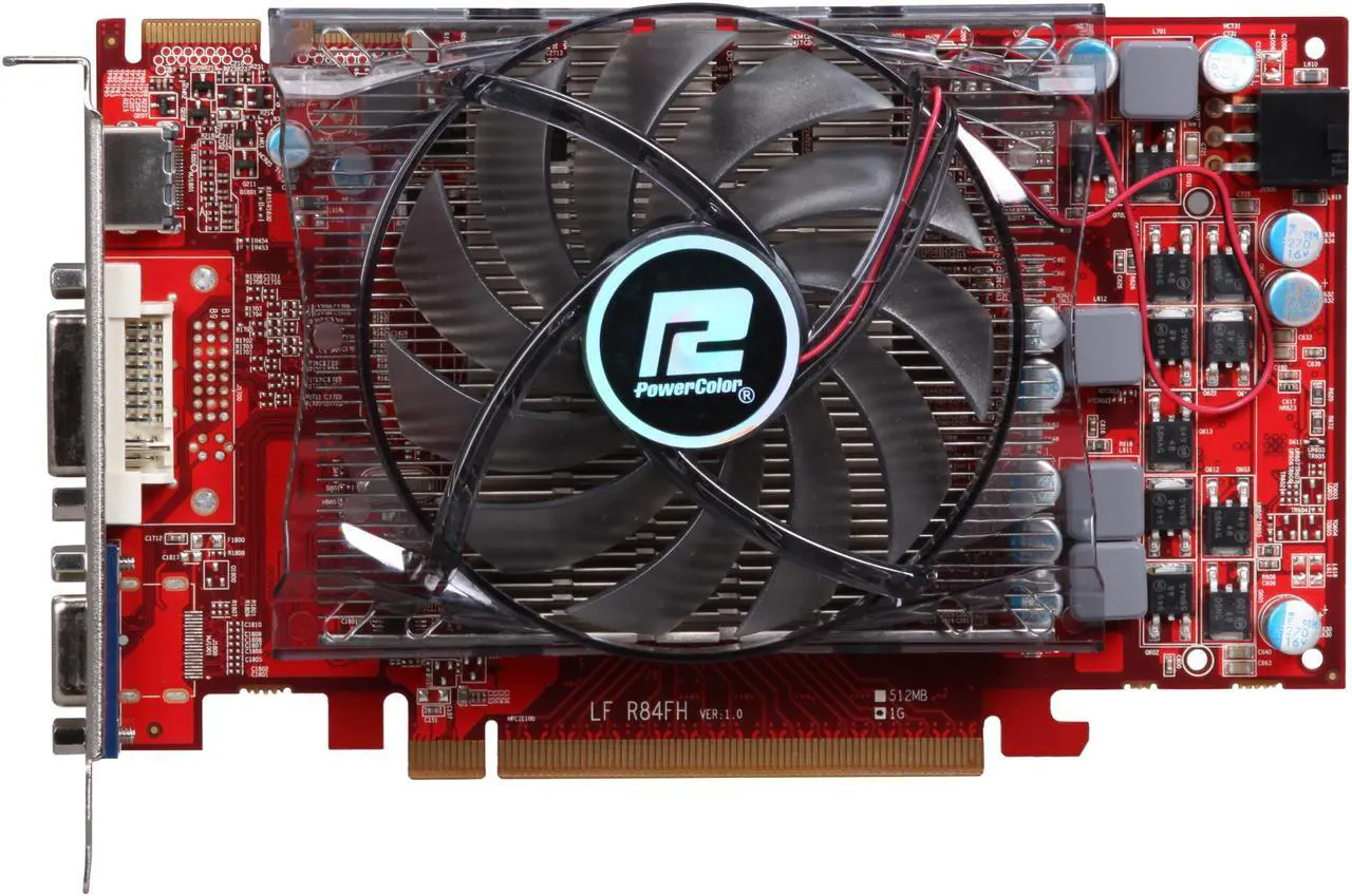 Alt view image 3 of 6 - PowerColor Radeon HD 5770 1GB GDDR5 PCI Express 2.1 x16 CrossFireX Support Graphics Card AX5770 1GBD5-H