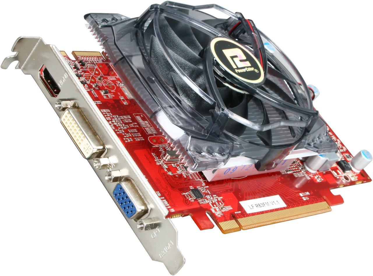 PowerColor Radeon HD 5670 (Redwood) 1GB GDDR5 PCI Express 2.1 x16 CrossFireX Support Video Card AX5670 1GBD5-H