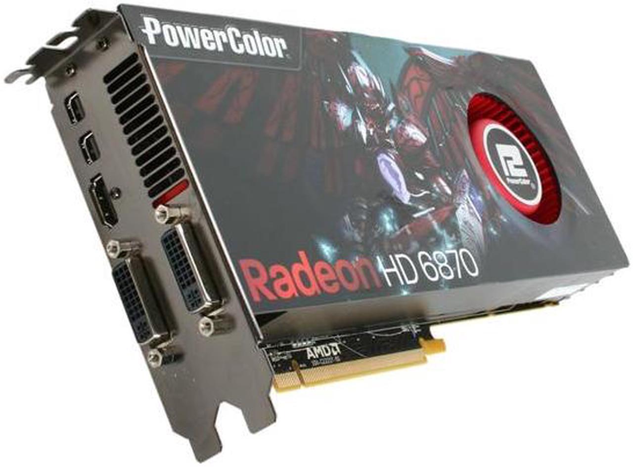 Main image of PowerColor Radeon HD 6870 1GB GDDR5 PCI Express 2.1 x16 CrossFireX Support Video Card with Eyefinity AX6870 1GBD5-M2DH