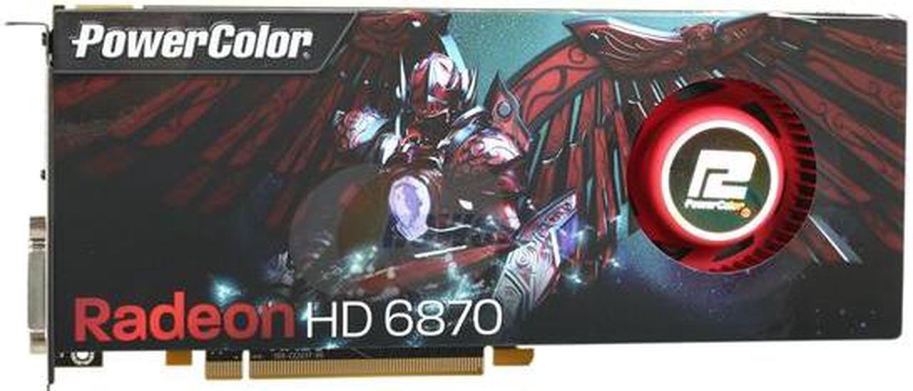Alt view image 3 of 6 - PowerColor Radeon HD 6870 1GB GDDR5 PCI Express 2.1 x16 CrossFireX Support Video Card with Eyefinity AX6870 1GBD5-M2DH