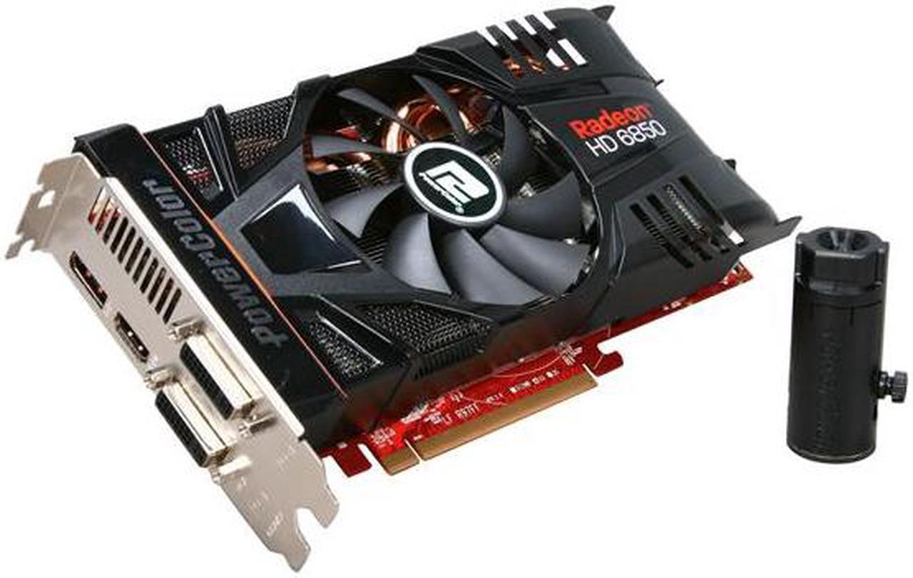 PowerColor PCS+ Radeon HD 6850 1GB GDDR5 PCI Express 2.1 x16 CrossFireX Support Video Card with Eyefinity AX6850 1GBD5-PPDHGJ