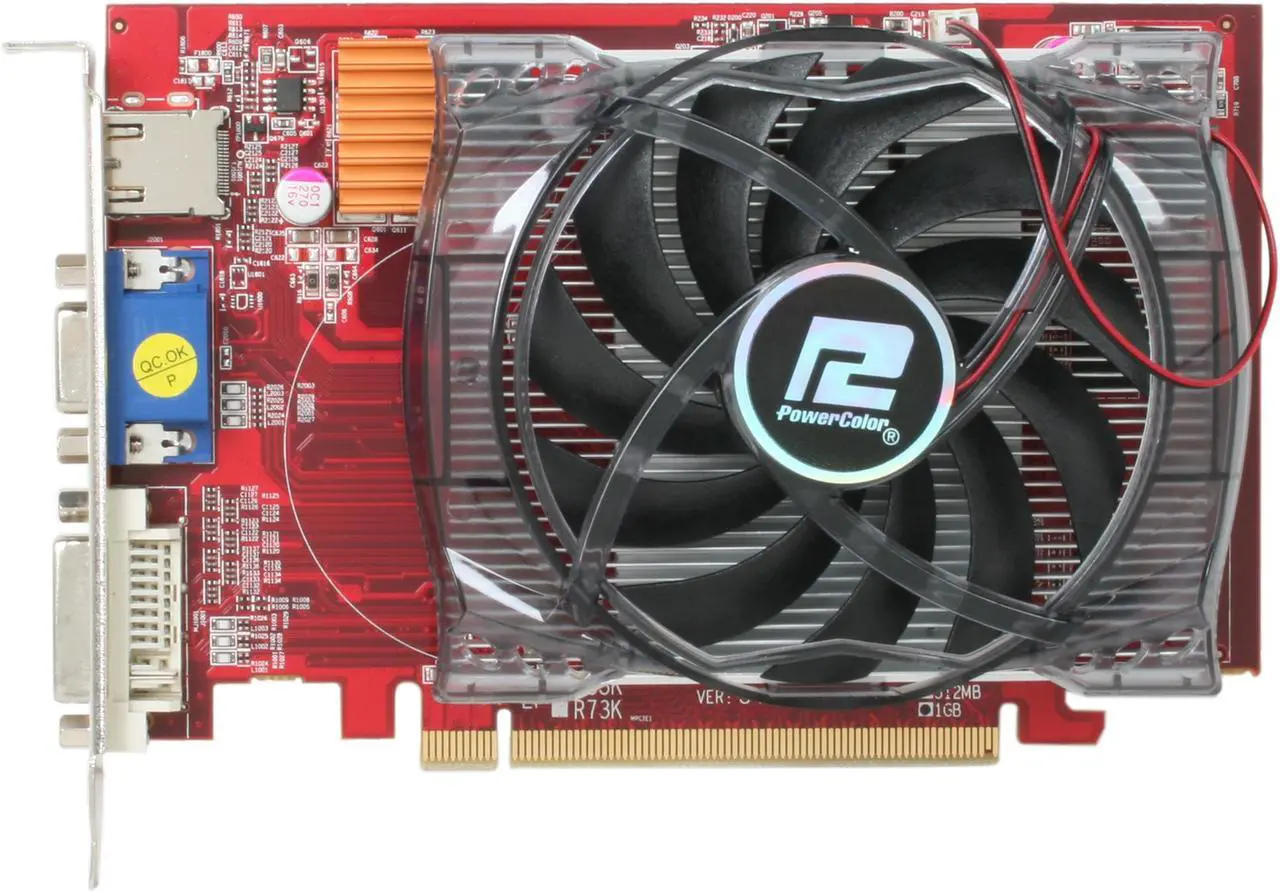 Alt view image 3 of 5 - PowerColor Radeon HD 5670 1GB DDR3 PCI Express 2.1 x16 Graphics Card AX5670 1GBK3-H