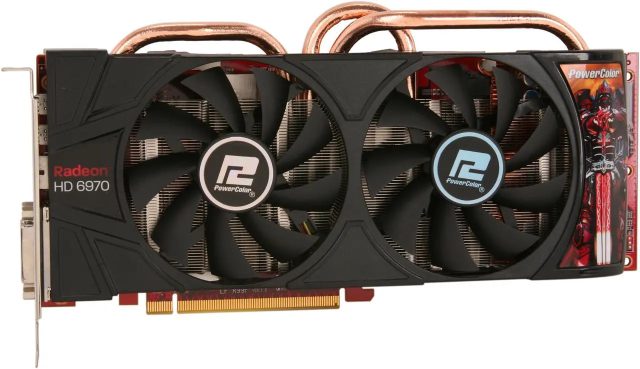 Alt view image 3 of 6 - PowerColor Radeon HD 6970 2GB GDDR5 PCI Express 2.1 x16 CrossFireX Support Graphics Card AX6970 2GBD5-2DH