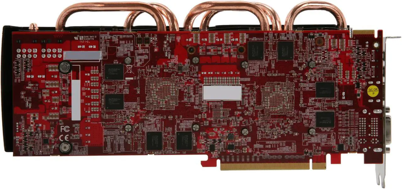 Alt view image 4 of 6 - PowerColor Radeon HD 6870 x2 2GB GDDR5 PCI Express 2.1 x16 CrossFireX Support Graphics Card AX6870X2 2GBD5-2DHG