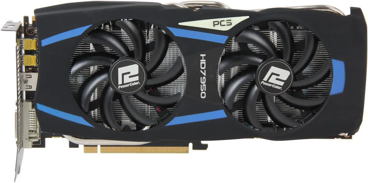 Alt view image 3 of 6 - PowerColor PCS+ Radeon HD 7950 3GB GDDR5 PCI Express 3.0 x16 CrossFireX Support Graphics Card AX7950 3GBD5-2DHPP