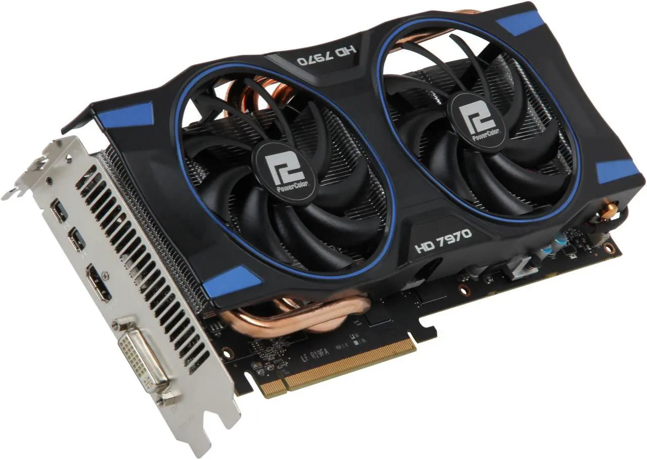 Main image of PowerColor Radeon HD 7970 3GB GDDR5 PCI Express 3.0 x16 CrossFireX Support Graphics Card AX7970 3GBD5-2DHV2