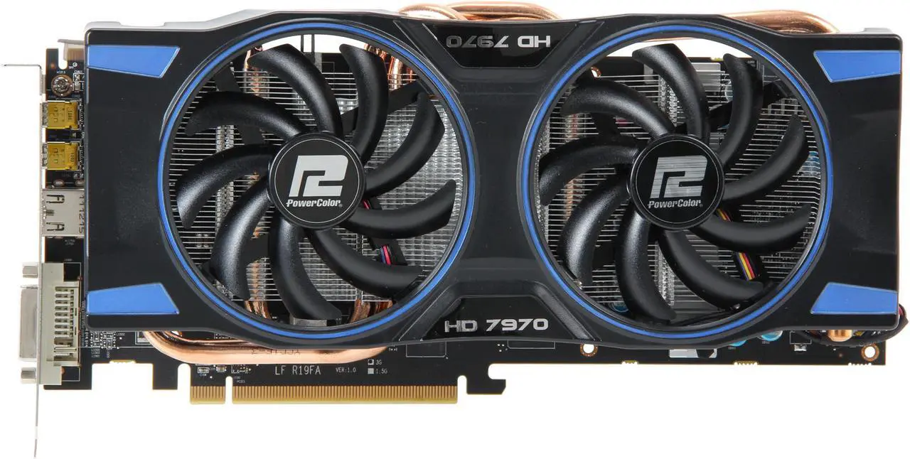 Alt view image 3 of 6 - PowerColor Radeon HD 7970 3GB GDDR5 PCI Express 3.0 x16 CrossFireX Support Graphics Card AX7970 3GBD5-2DHV2