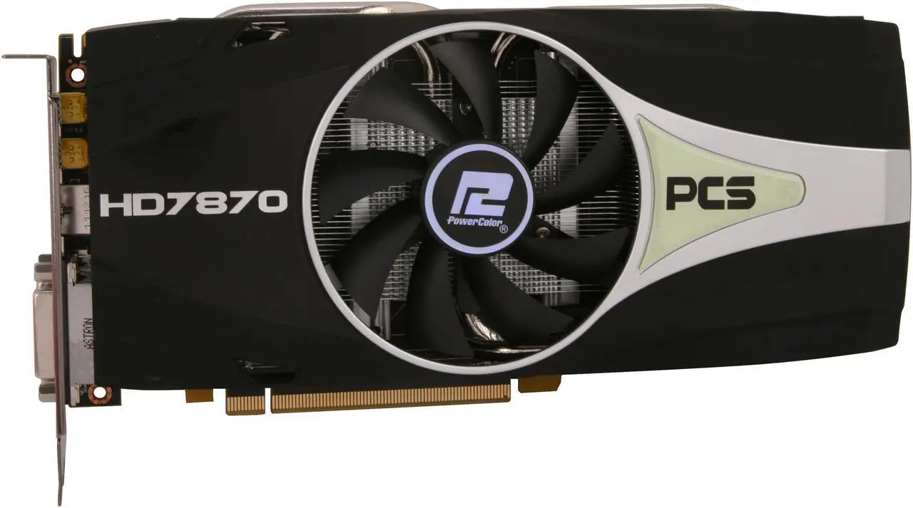 Alt view image 3 of 6 - PowerColor PCS+ Radeon HD 7870 GHz Edition 2GB GDDR5 PCI Express 3.0 x16 CrossFireX Support Graphics Card AX7870 2GBD5-2DHPP