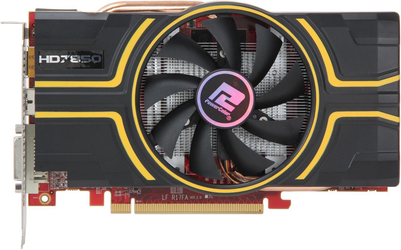 Alt view image 3 of 6 - PowerColor Radeon HD 7850 1GB GDDR5 PCI Express 3.0 x16 CrossFireX Support Video Card AX7850 1GBD5-DH