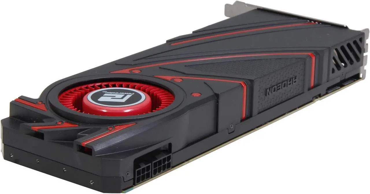 Alt view image 5 of 6 - PowerColor Radeon R9 290 4GB GDDR5 PCI Express 3.0 CrossFireX Support Graphics Card AXR9 290 4GBD5-MDHG/OC