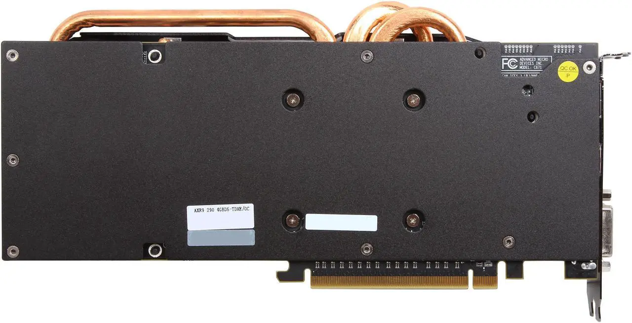 Alt view image 4 of 6 - PowerColor TurboDuo Radeon R9 290 4GB GDDR5 PCI Express 3.0 CrossFireX Support Graphics Card AXR9 290 4GBD5-TDHE/OC