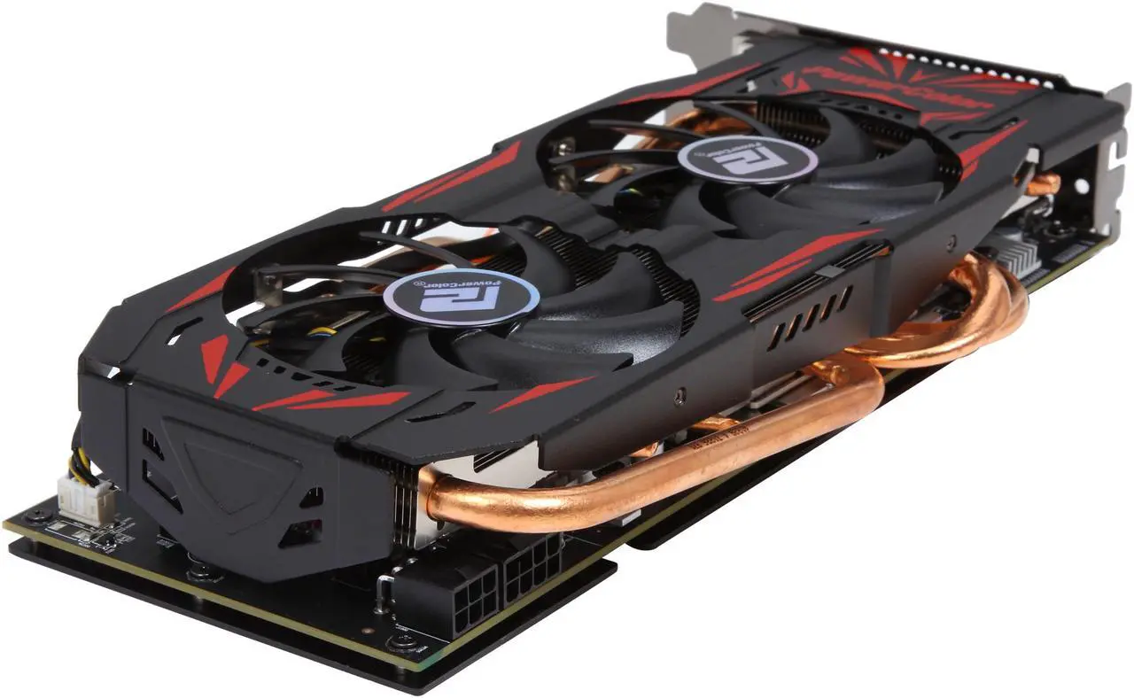 Alt view image 5 of 6 - PowerColor TurboDuo Radeon R9 290 4GB GDDR5 PCI Express 3.0 CrossFireX Support Graphics Card AXR9 290 4GBD5-TDHE/OC