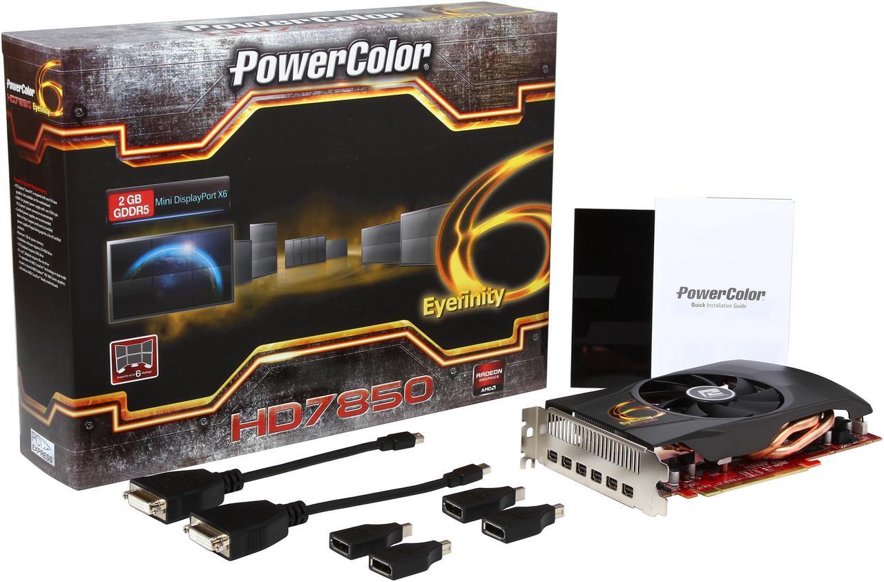 Alt view image 6 of 6 - PowerColor Radeon HD 7850 2GB GDDR5 PCI Express 3.0 Graphics Card AX7850 2GBD5-6DE