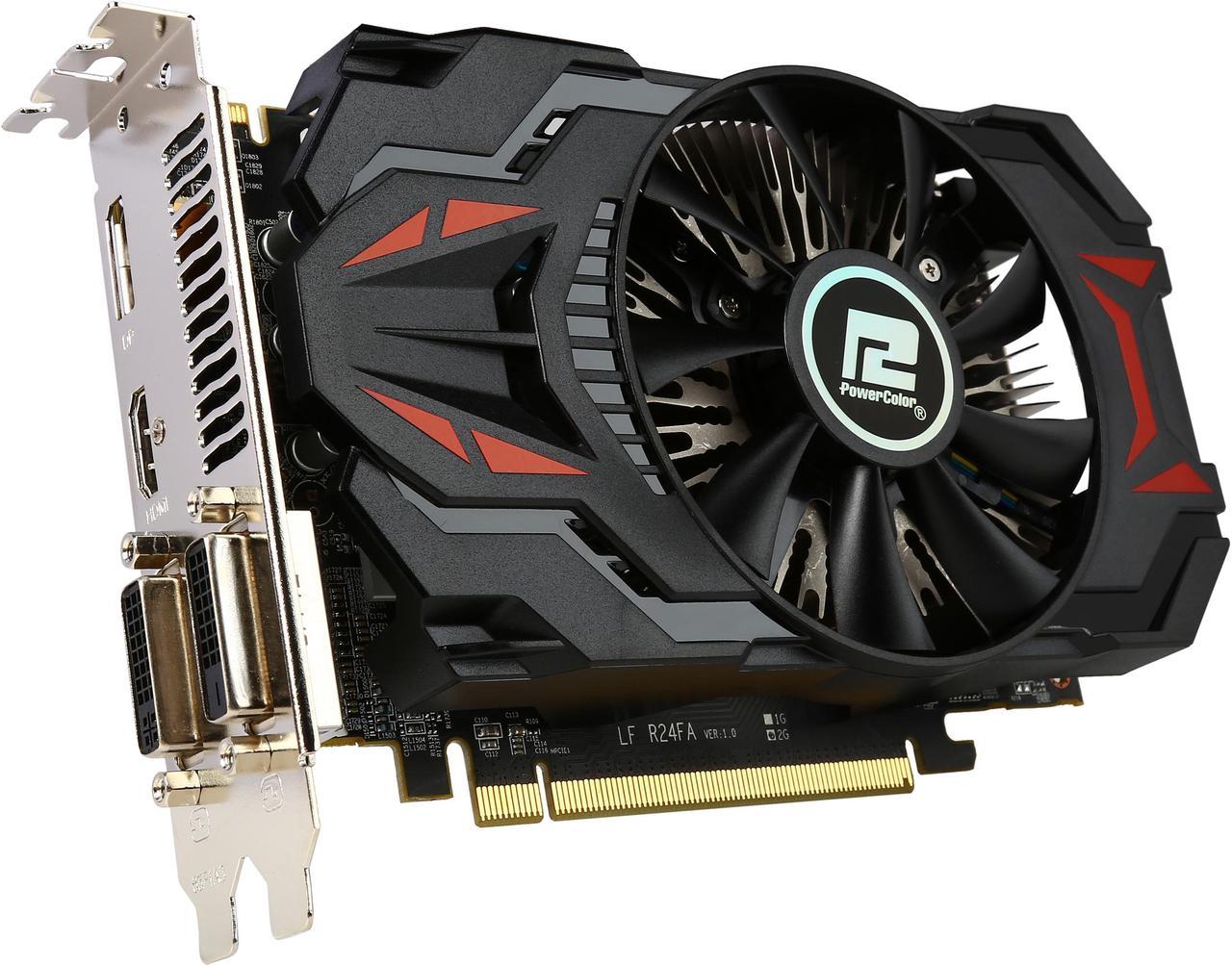 PowerColor Radeon R7 260X 2GB GDDR5 PCI Express 3.0 CrossFireX Support ATX Video Card AXR7 260X 2GBD5-DHV4E/OC