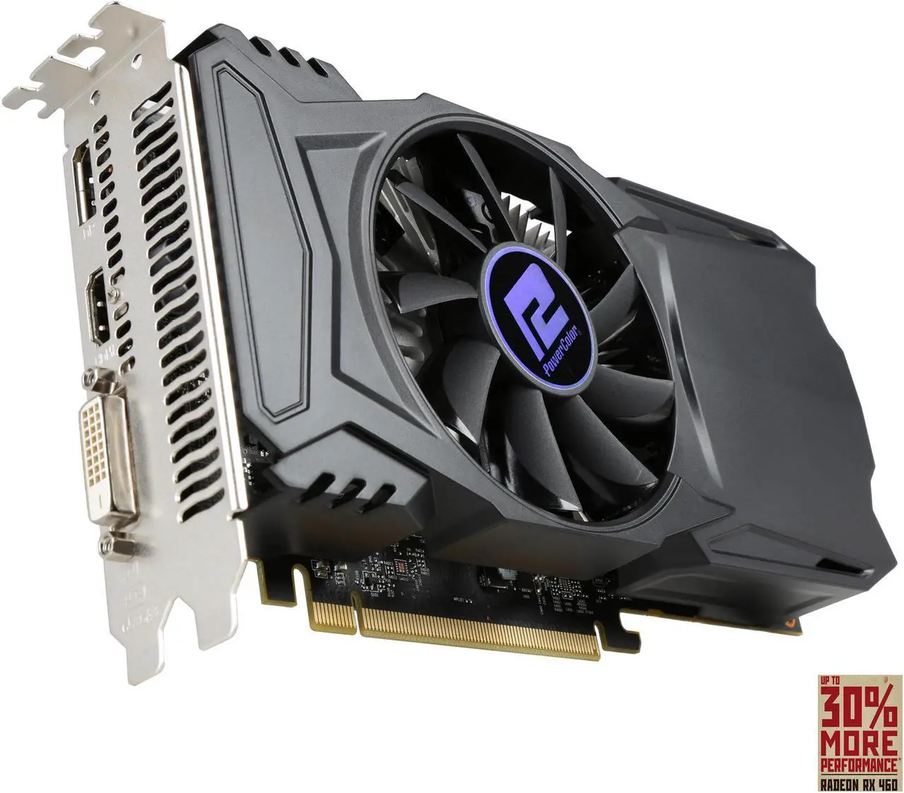 Main image of PowerColor RED DRAGON Radeon RX 460 2GB GDDR5 PCI Express 3.0 CrossFireX Support ATX Graphics Card AXRX 460 2GBD5-DH/OC