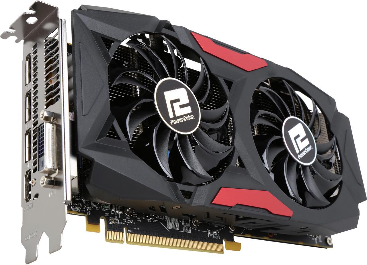 PowerColor RED DRAGON Radeon RX 580 4GB GDDR5 PCI Express 3.0 CrossFireX Support ATX Video Card AXRX 580 4GBD5-3DHD/OC