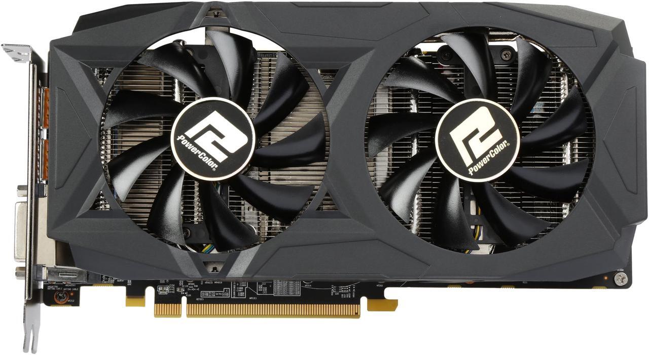 Alt view image 4 of 7 - PowerColor RED DRAGON Radeon RX 580 8GB GDDR5 PCI Express 3.0 CrossFireX Support ATX Video Card AXRX 580 8GBD5-3DHDV2/OC