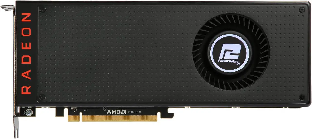 Alt view image 4 of 6 - PowerColor Radeon RX Vega 56 8GB HBM2 PCI Express 3.0 CrossFireX Support ATX Graphics Card AXRX VEGA 56 8GBHBM2-3DH