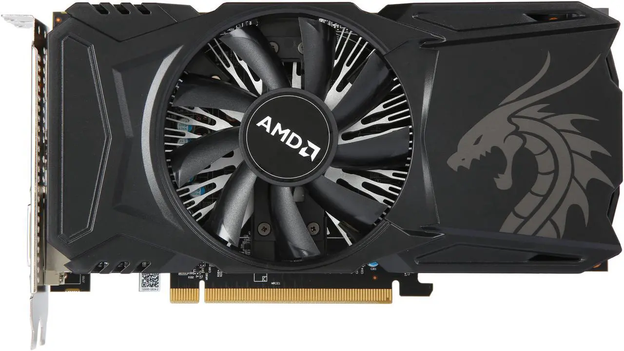 Alt view image 4 of 6 - PowerColor RED DRAGON Radeon RX 560 14CU DirectX 12
AXRX 560 4GBD5-DHAM 4GB 128-Bit GDDR5 PCI Express 3.0 CrossFireX Support ATX Video Card - Brown Box - OEM