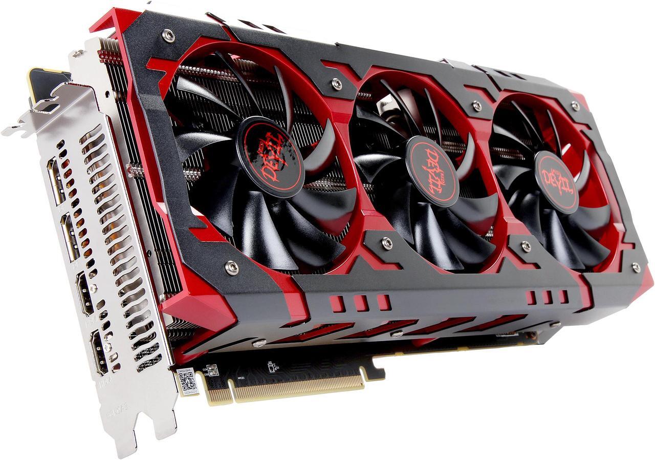 Main image of PowerColor RED DEVIL Radeon RX Vega 56 8GB HBM2 PCI Express 3.0 CrossFireX Support ATX Graphics Card AXRX VEGA 56 8GBHBM2-2D2H/OC