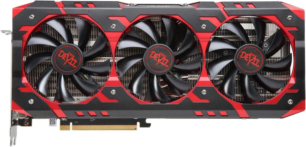 Alt view image 4 of 7 - PowerColor Radeon RX Vega 64 8GB HBM2 PCI Express 3.0 CrossFireX Support ATX Graphics Card AXRX VEGA 64 8GBHBM2-2D2H/OC