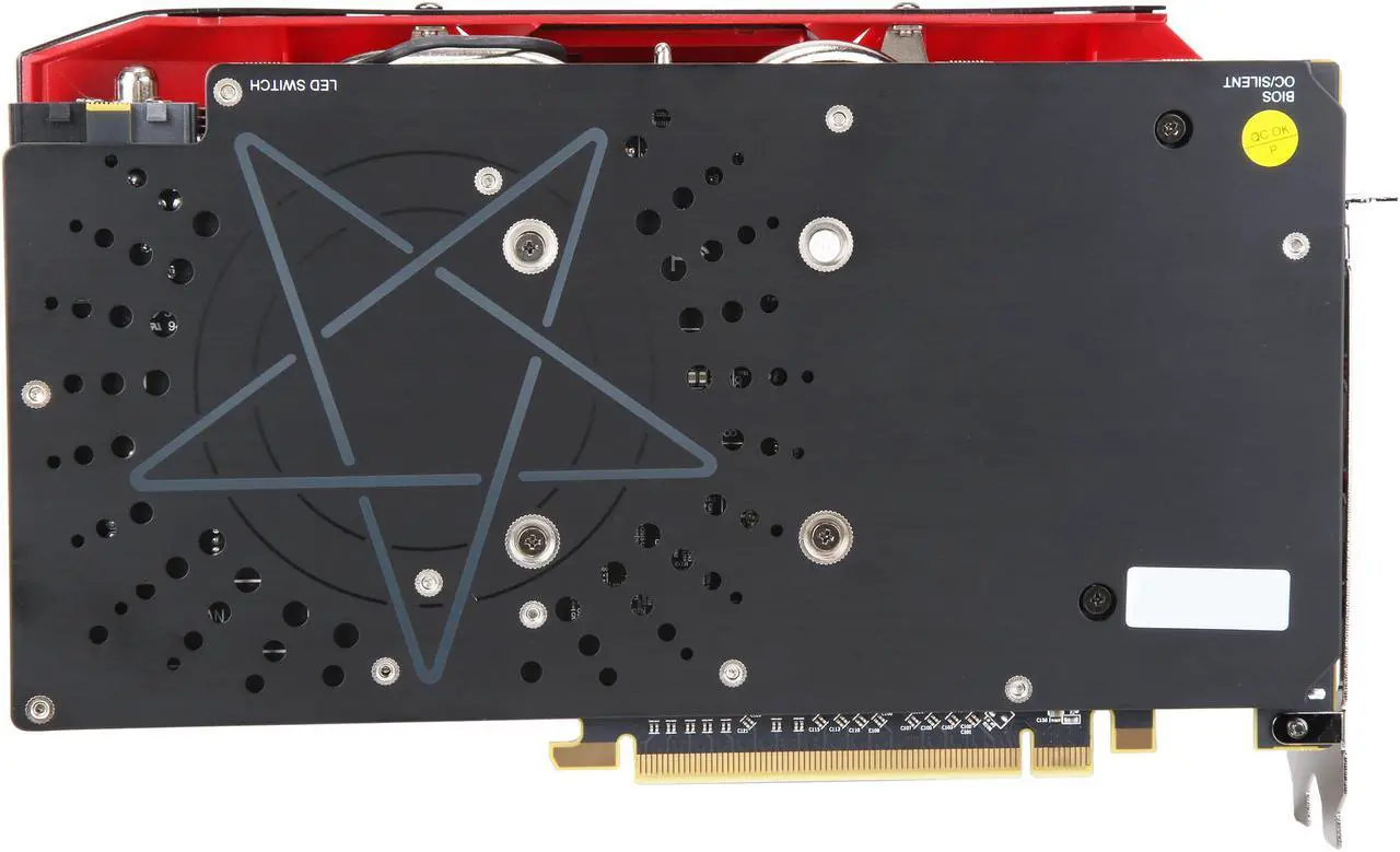 Alt view image 5 of 5 - PowerColor RED DEVIL Radeon RX 590 8GB GDDR5 PCI Express 3.0 CrossFireX Support ATX Graphics Card AXRX 590 8GBD5-3DH/OC