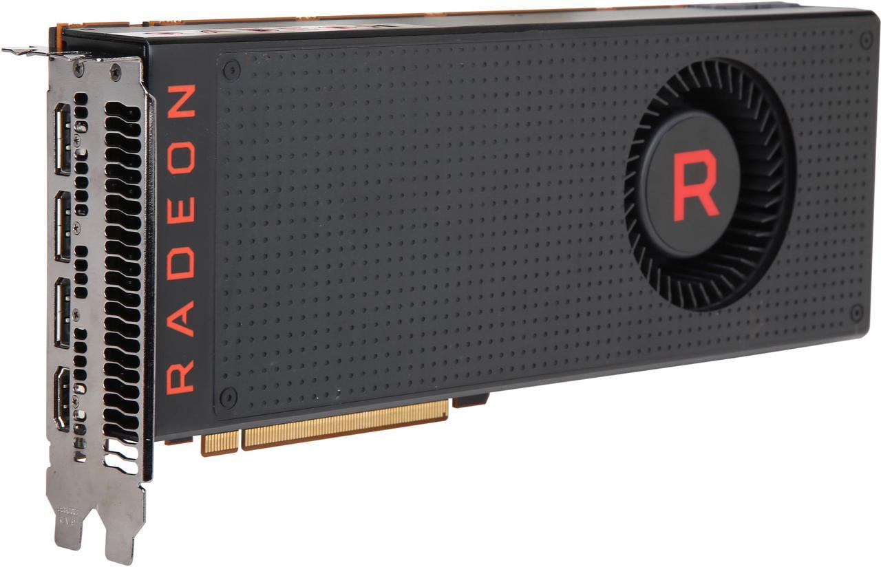 PowerColor Radeon RX Vega 64 8GB HBM2 PCI Express 3.0 x16 CrossFireX Support ATX Video Card AXRX VEGA 64 8GBHBM2-3DH