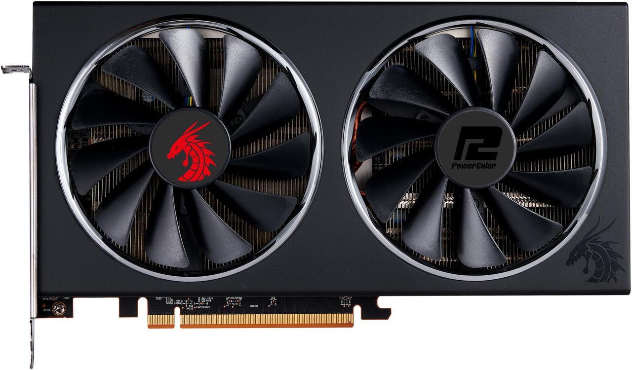 Alt view image 3 of 5 - PowerColor RED DRAGON Radeon RX 5700 8GB GDDR6 PCI Express 4.0 CrossFireX Support ATX Graphics Card AXRX 5700 8GBD6-3DHR/OC