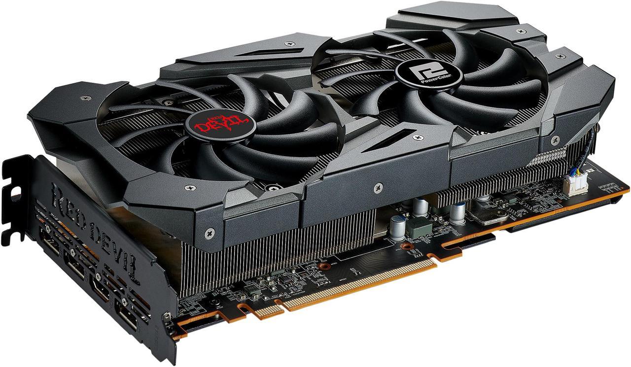 PowerColor RED DEVIL Radeon RX 5600 XT 6GB GDDR6 PCI Express 4.0 CrossFireX Support ATX Video Card AXRX 5600XT 6GBD6-3DHE/OC