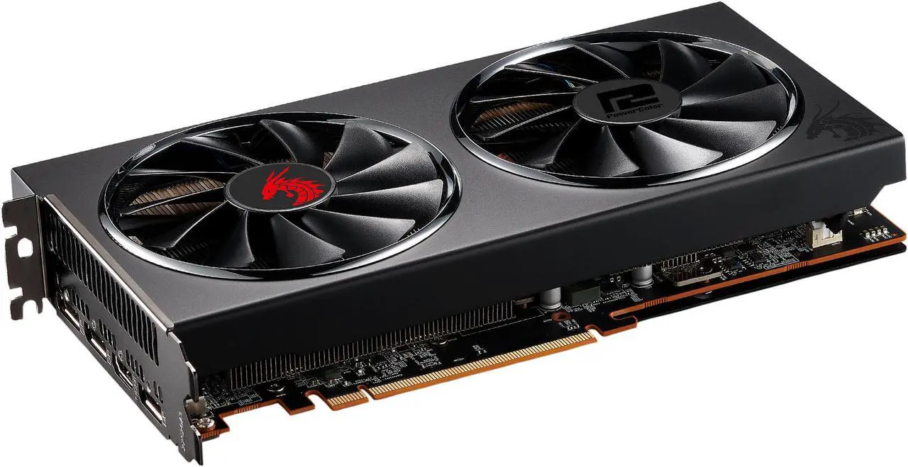 Main image of PowerColor RED DRAGON Radeon RX 5600 XT 6GB GDDR6 PCI Express 4.0 CrossFireX Support ATX Graphics Card AXRX 5600XT 6GBD6-3DHR/OC