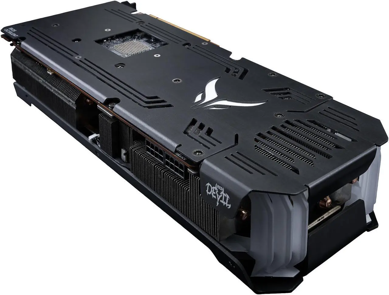 Alt view image 3 of 5 - PowerColor Red Devil AMD Radeon RX 6800 Gaming Graphics Card with 16GB GDDR6 Memory, Powered by AMD RDNA 2, HDMI 2.1 (AXRX 6800 16GBD6-3DHE/OC)
