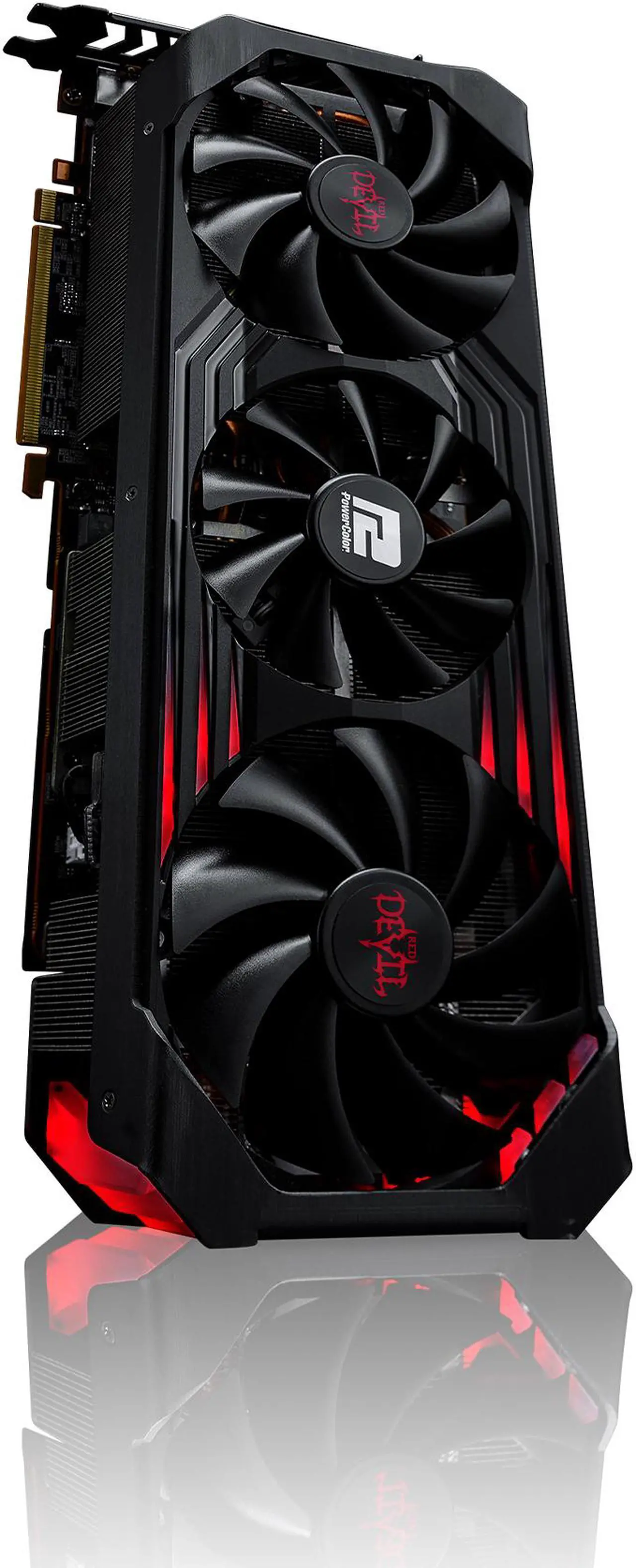 Alt view image 6 of 10 - PowerColor Red Devil AMD Radeon RX 6900 XT Gaming Graphics Card with 16GB GDDR6 Memory, Powered by AMD RDNA 2, Raytracing, PCI Express 4.0, HDMI 2.1, AMD Infinity Cache, AXRX 6900XT 16GBD6-3DHE/OC