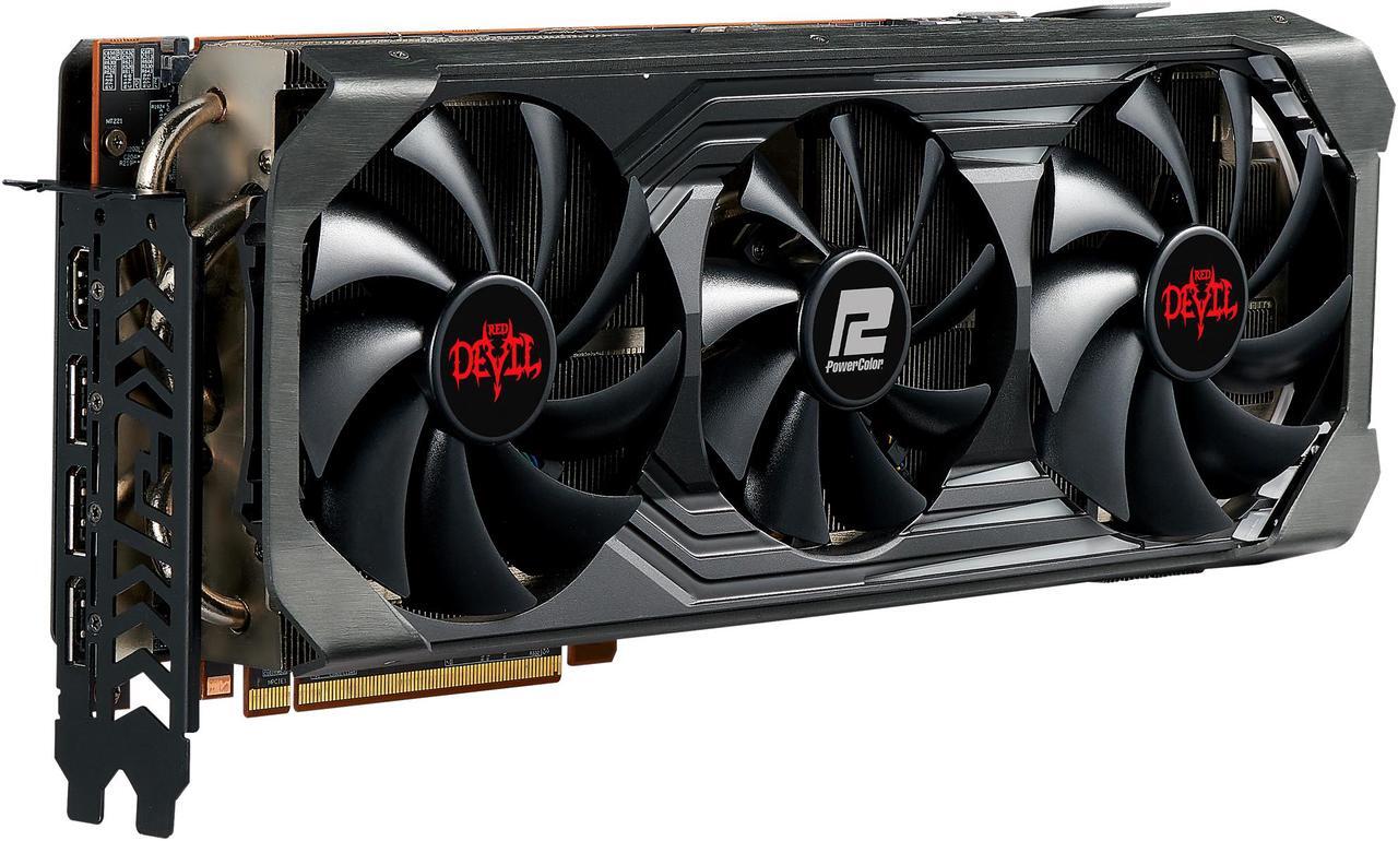 Alt view image 3 of 9 - PowerColor Red Devil AMD Radeon RX 6900 XT Ultimate Gaming Graphics Card with 16GB GDDR6 Memory, Powered by AMD RDNA 2, HDMI 2.1 (AXRX 6900XTU 16GBD6-3DHE/OC)
