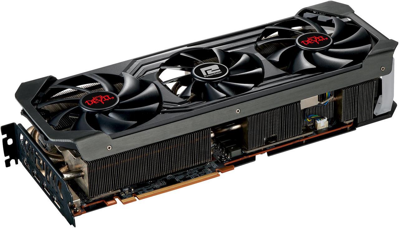 Alt view image 4 of 9 - PowerColor Red Devil AMD Radeon RX 6900 XT Ultimate Gaming Graphics Card with 16GB GDDR6 Memory, Powered by AMD RDNA 2, HDMI 2.1 (AXRX 6900XTU 16GBD6-3DHE/OC)