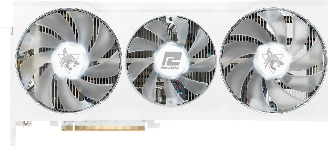 Main image of PowerColor Hellhound Spectral White AMD Radeon RX 6700 XT Gaming Graphics Card with 12GB GDDR6 Memory, Powered by AMD RDNA 2, HDMI 2.1 (AXRX 6700XT 12GBD6-3DHLV2)