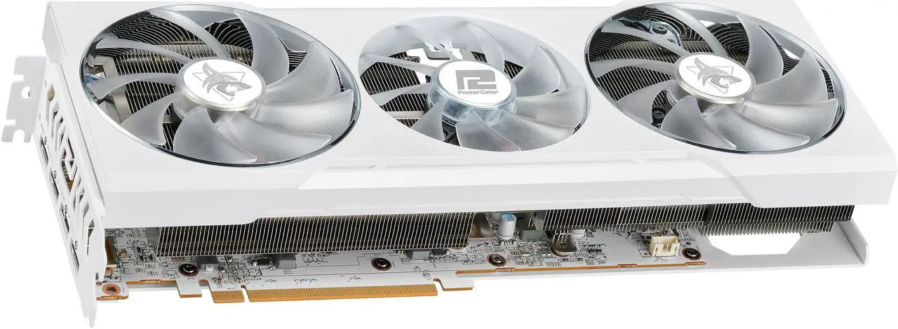Alt view image 4 of 8 - PowerColor Hellhound Spectral White AMD Radeon RX 6700 XT Gaming Graphics Card with 12GB GDDR6 Memory, Powered by AMD RDNA 2, HDMI 2.1 (AXRX 6700XT 12GBD6-3DHLV2)